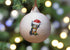 Chihuahua Ceramic Bauble